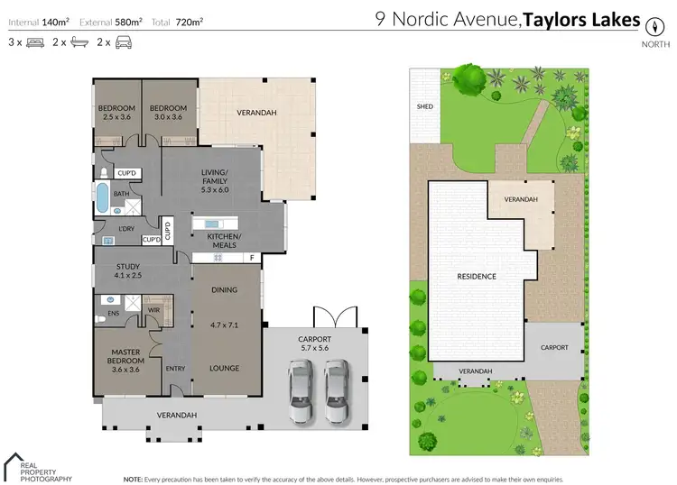 Floorplan of Homely house listing, 9 Nordic Avenue, Taylors Lakes VIC 3038
