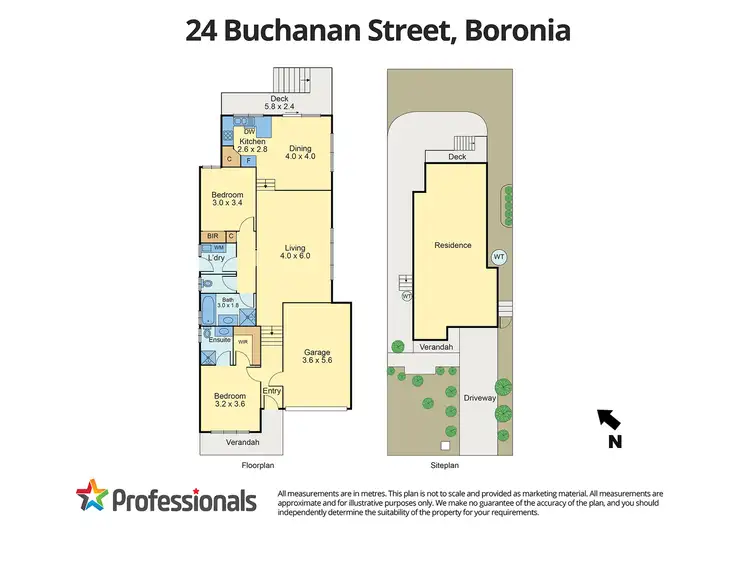 Floorplan of Homely house listing, 24 Buchanan Street, Boronia VIC 3155