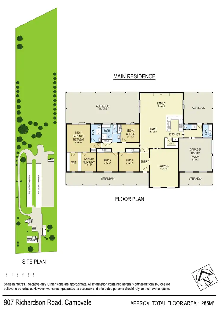 Floorplan of Homely rural property listing, 907 Richardson Road, Campvale NSW 2318