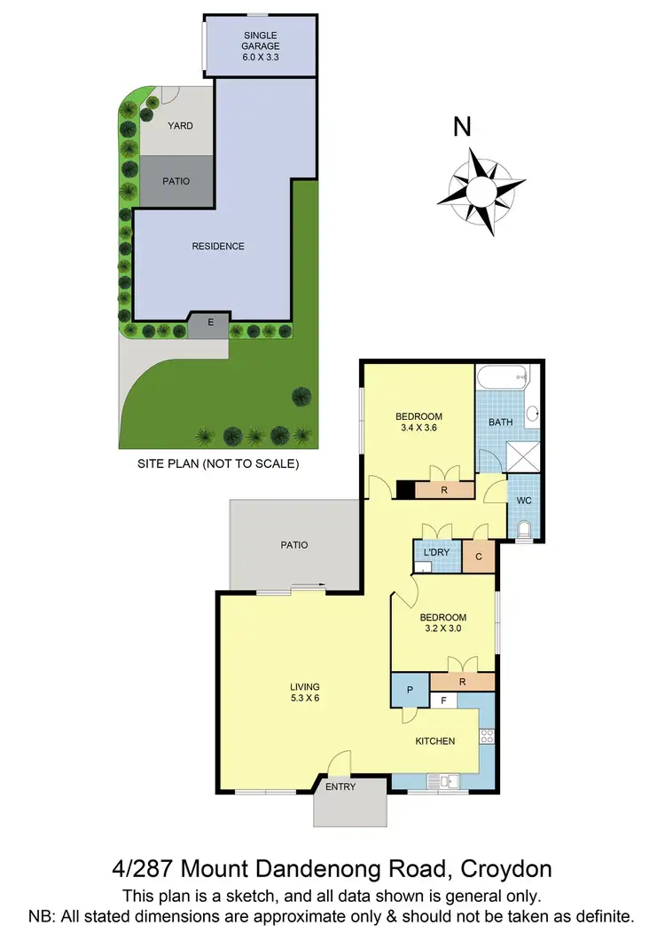 Floorplan of Homely unit listing, 4/287 Mt Dandenong Road, Croydon VIC 3136