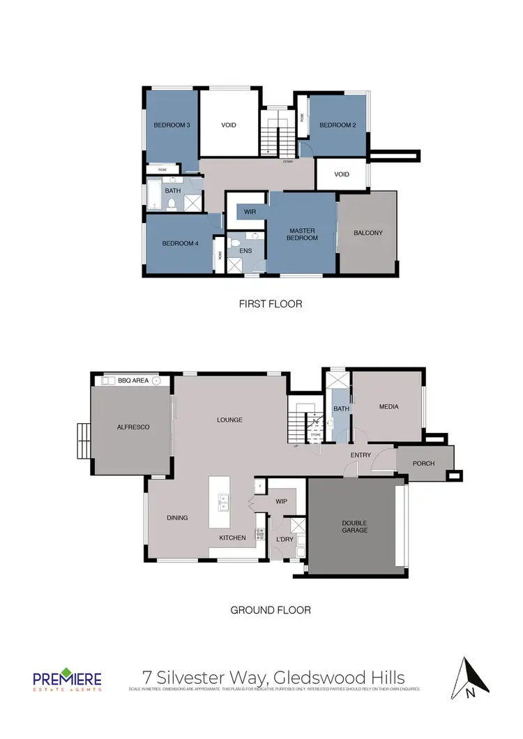 Floorplan of Homely house listing, 7 Silvester Way, Gledswood Hills NSW 2557