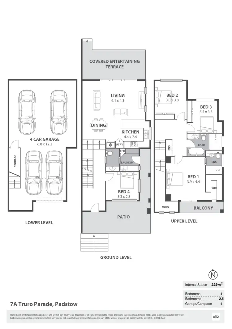 Floorplan of Homely semi-detached listing, 7A Truro Parade, Padstow NSW 2211