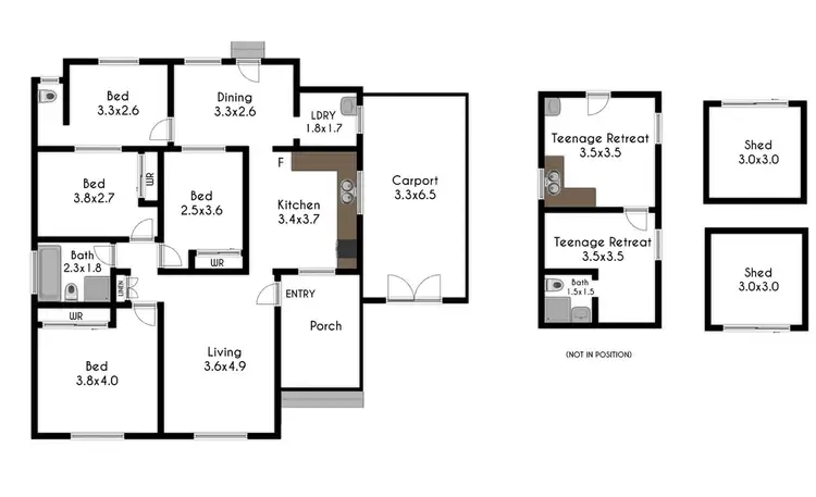 Floorplan of Homely house listing, 11 Jensen Street, Colyton NSW 2760