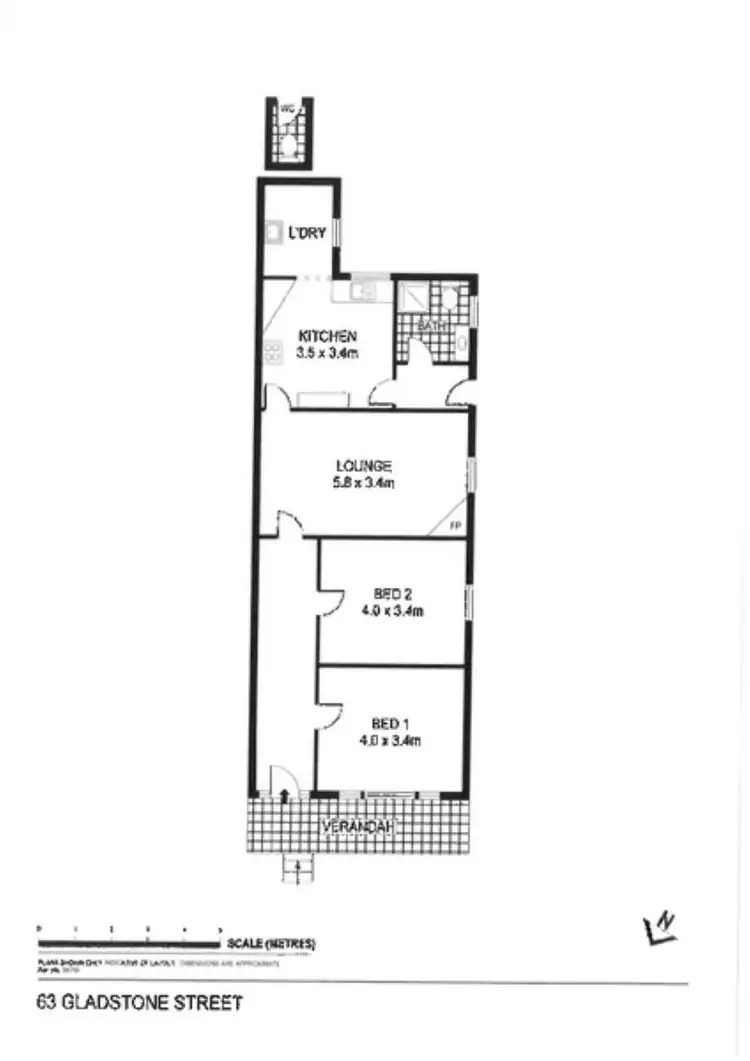 Floorplan of Homely house listing, 63 Gladstone Street, Quarry Hill VIC 3550