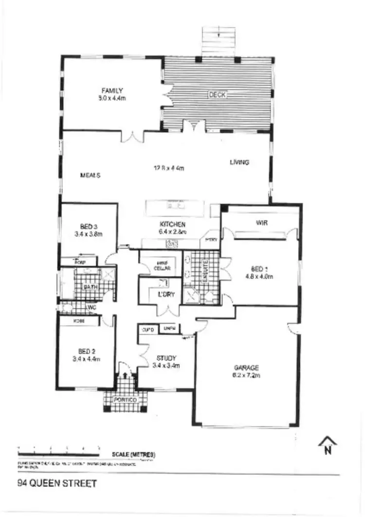 Floorplan of Homely house listing, 94 Queen, Kangaroo Flat VIC 3555