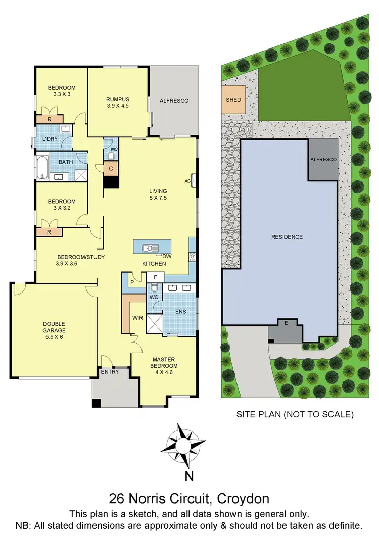 Floorplan of Homely house listing, 26 Norris Circuit, Croydon VIC 3136