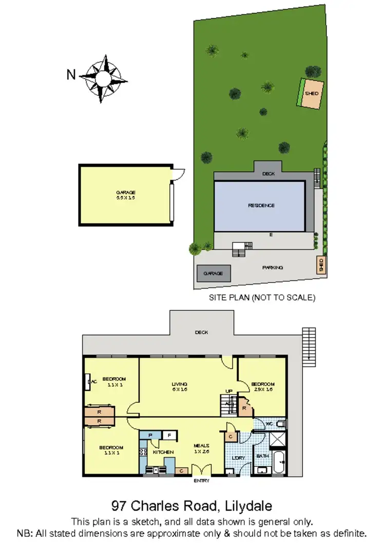 Floorplan of Homely house listing, 97 Charles Road, Lilydale VIC 3140