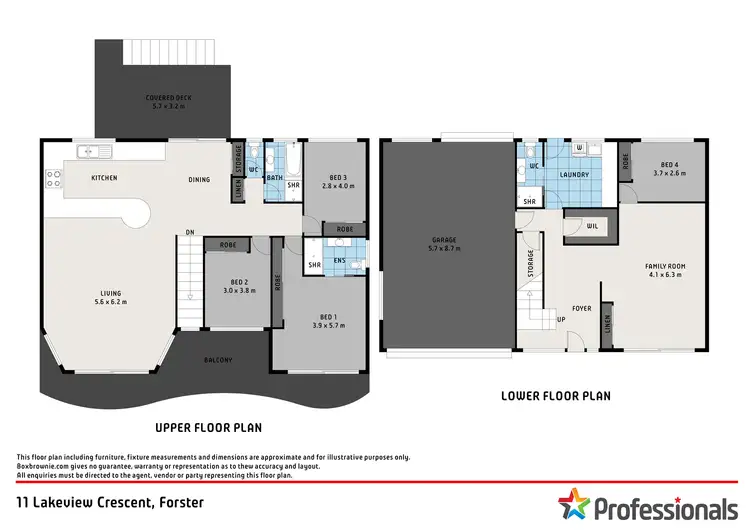 Floorplan of Homely house listing, 11 Lakeview Crescent, Forster NSW 2428