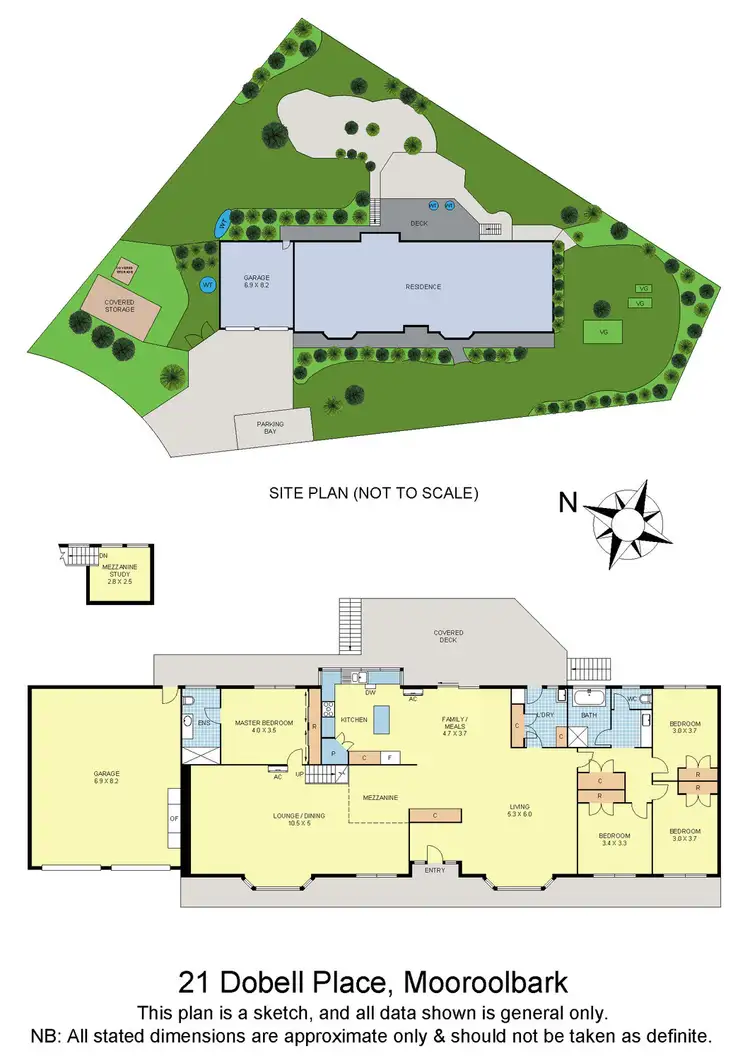 Floorplan of Homely house listing, 21 Dobell Place, Mooroolbark VIC 3138