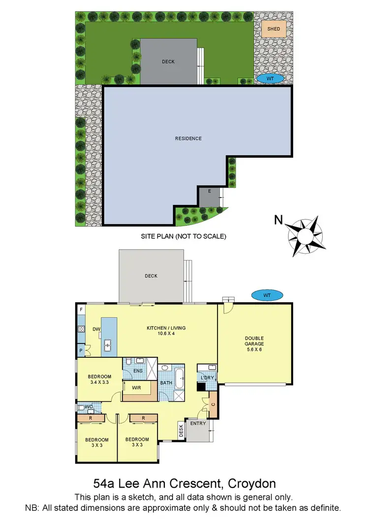 Floorplan of Homely house listing, 54a Lee-Ann Crescent, Croydon VIC 3136