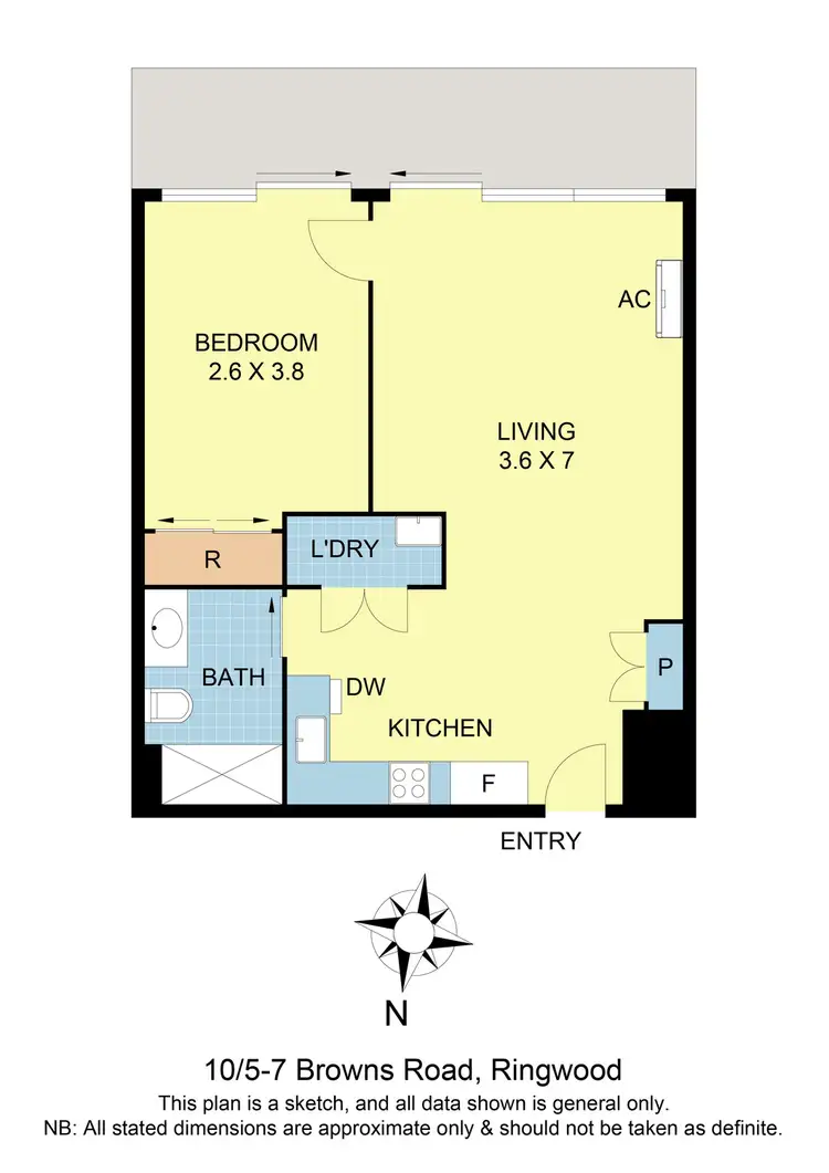Floorplan of Homely unit listing, 10/5-7 Browns Avenue, Ringwood VIC 3134