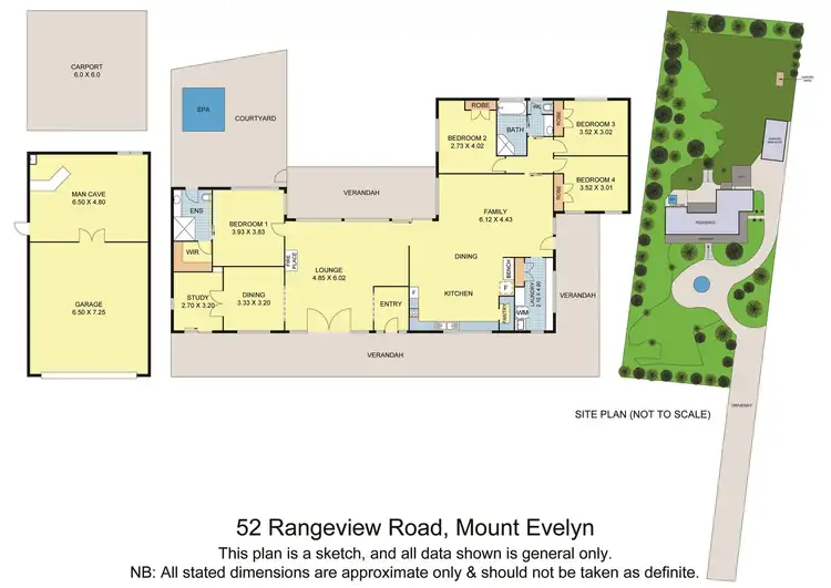 Floorplan of Homely house listing, 52 Rangeview Road, Mount Evelyn VIC 3796
