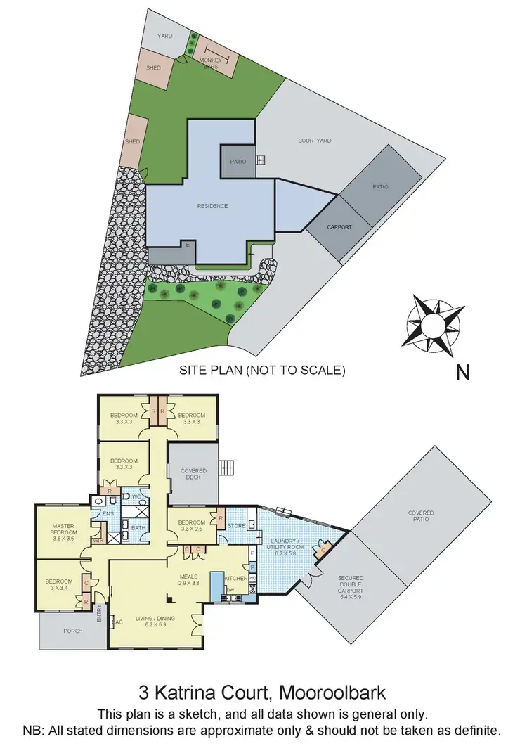 Floorplan of Homely house listing, 3 Katrina Court, Mooroolbark VIC 3138