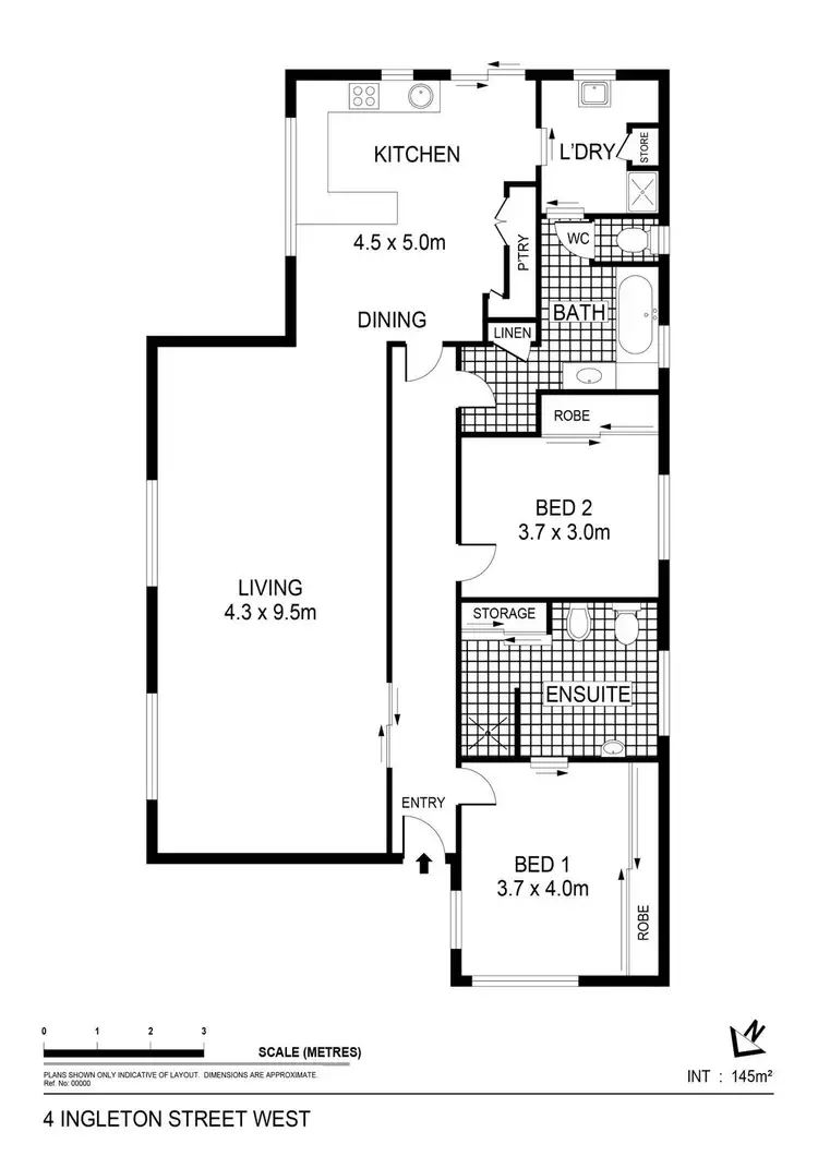 Floorplan of Homely house listing, 4 Ingleton Street West, Long Gully VIC 3550