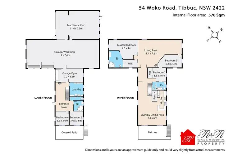Floorplan of Homely rural property listing, 54 Woko Road, Gloucester NSW 2422