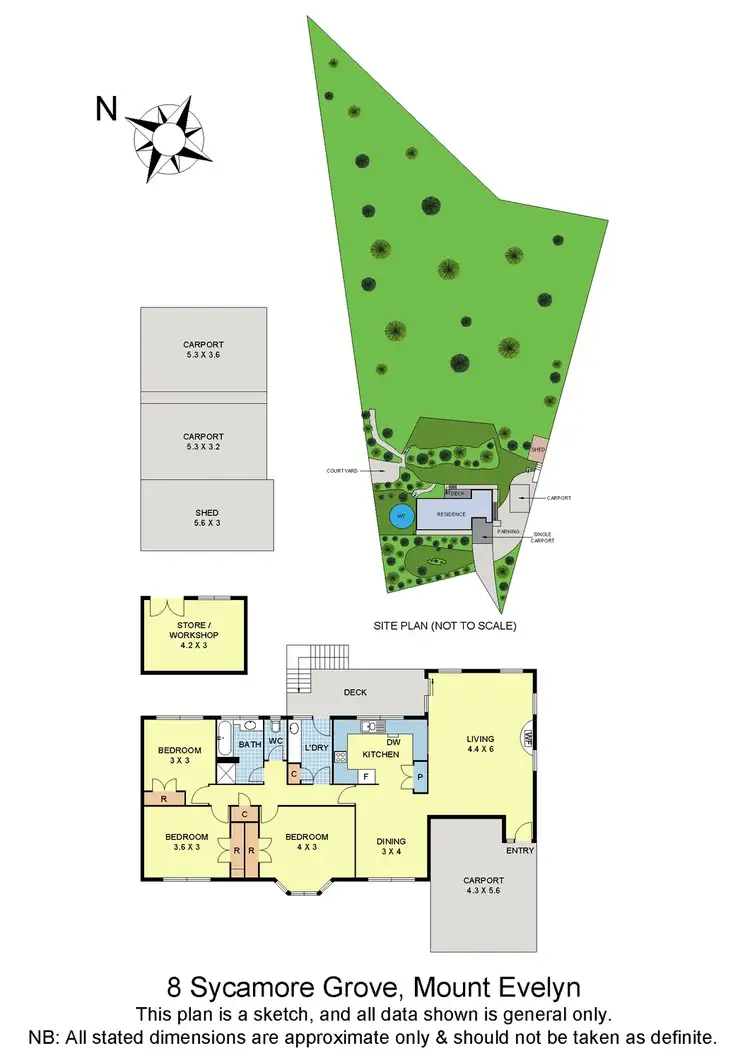 Floorplan of Homely house listing, 8 Sycamore Grove, Mount Evelyn VIC 3796