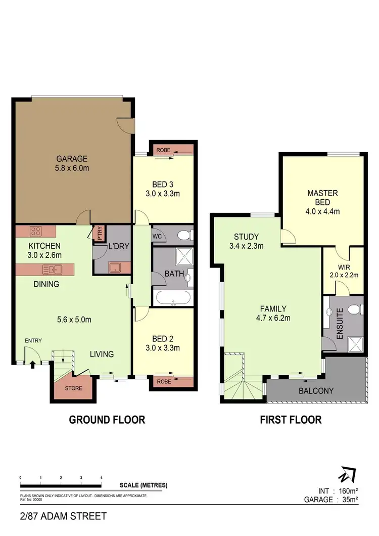 Floorplan of Homely house listing, 2/87 Adam Street, Quarry Hill VIC 3550