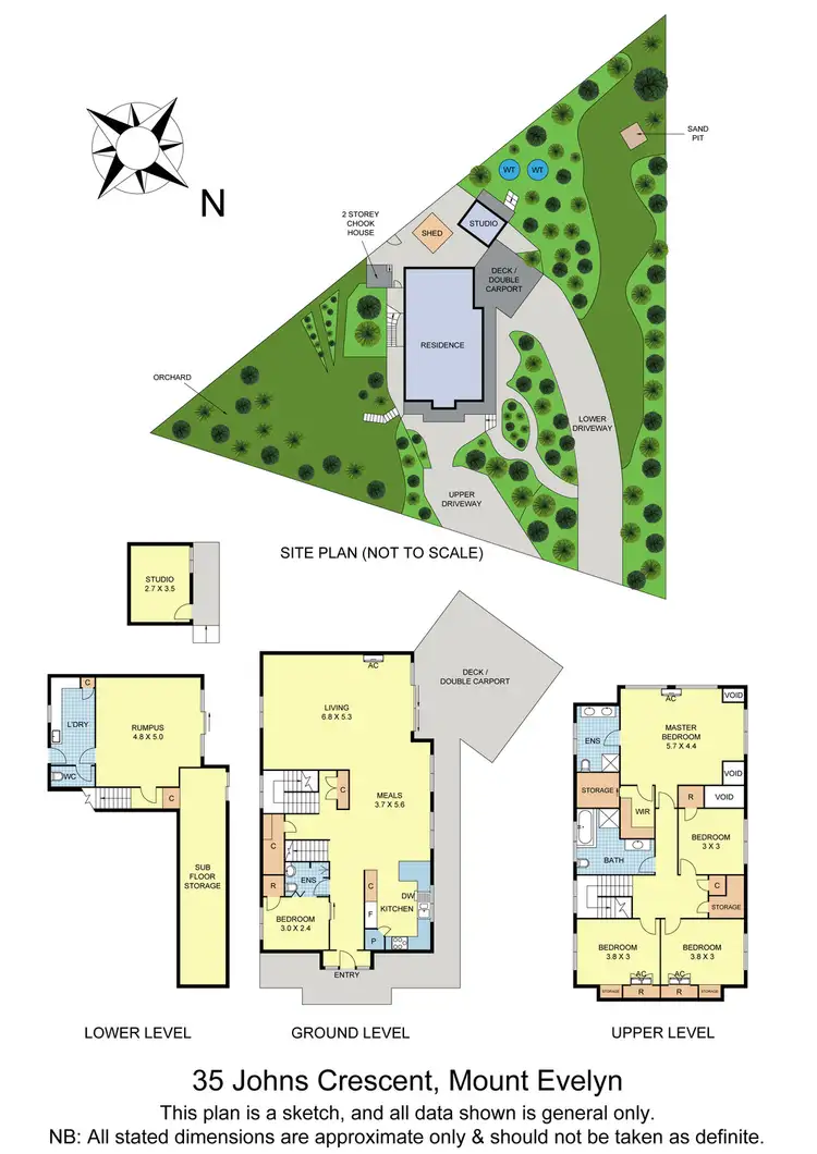 Floorplan of Homely house listing, 35 Johns Crescent, Mount Evelyn VIC 3796