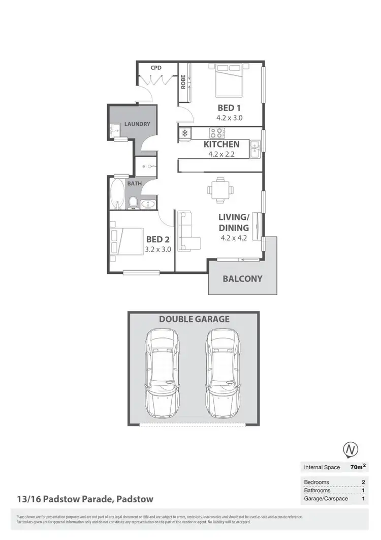 Floorplan of Homely unit listing, 13/16 Padstow Parade, Padstow NSW 2211
