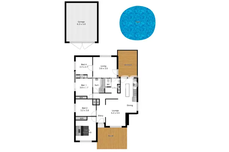 Floorplan of Homely house listing, 929 Tullimbar Street, Albury NSW 2640
