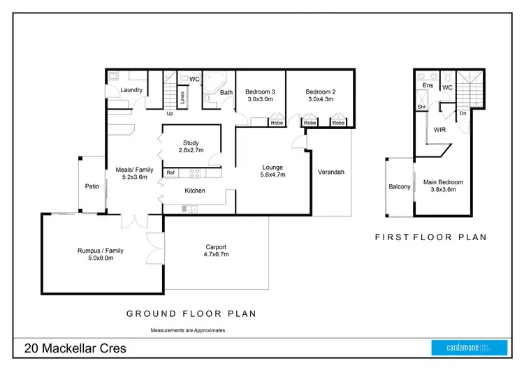 Floorplan of Homely house listing, 20 Mackellar Crescent, Mooroopna VIC 3629