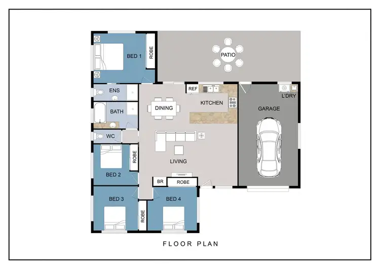 Floorplan of Homely house listing, 15 Sanctuary Avenue, Jubilee Pocket QLD 4802