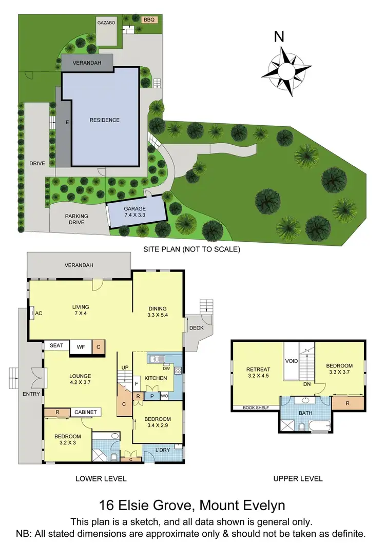 Floorplan of Homely house listing, 16 Elsie Grove, Mount Evelyn VIC 3796