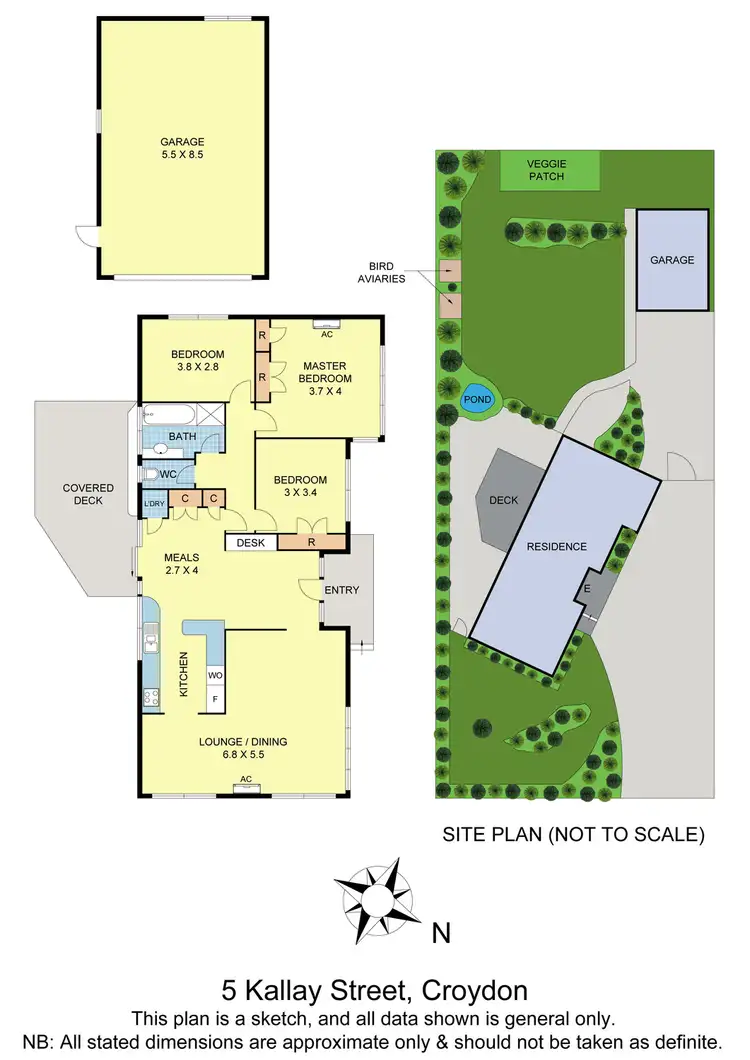 Floorplan of Homely house listing, 5 Kallay Street, Croydon VIC 3136