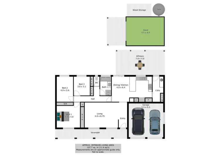 Floorplan of Homely house listing, 13 Stenzel Crescent, Baranduda VIC 3691