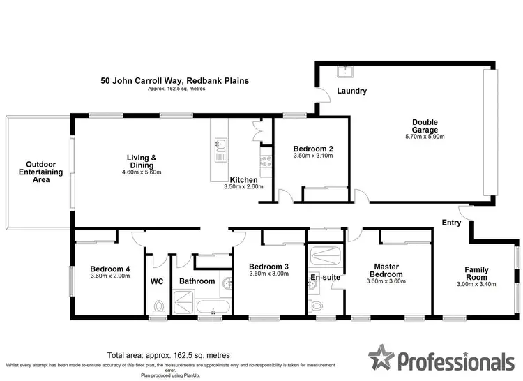 Floorplan of Homely house listing, 50 John Carroll Way, Redbank Plains QLD 4301