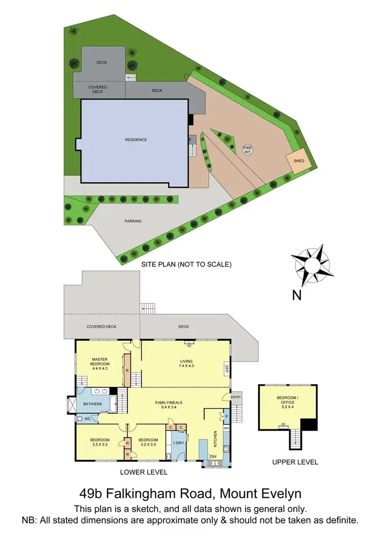 Floorplan of Homely house listing, 49B Falkingham Road, Mount Evelyn VIC 3796