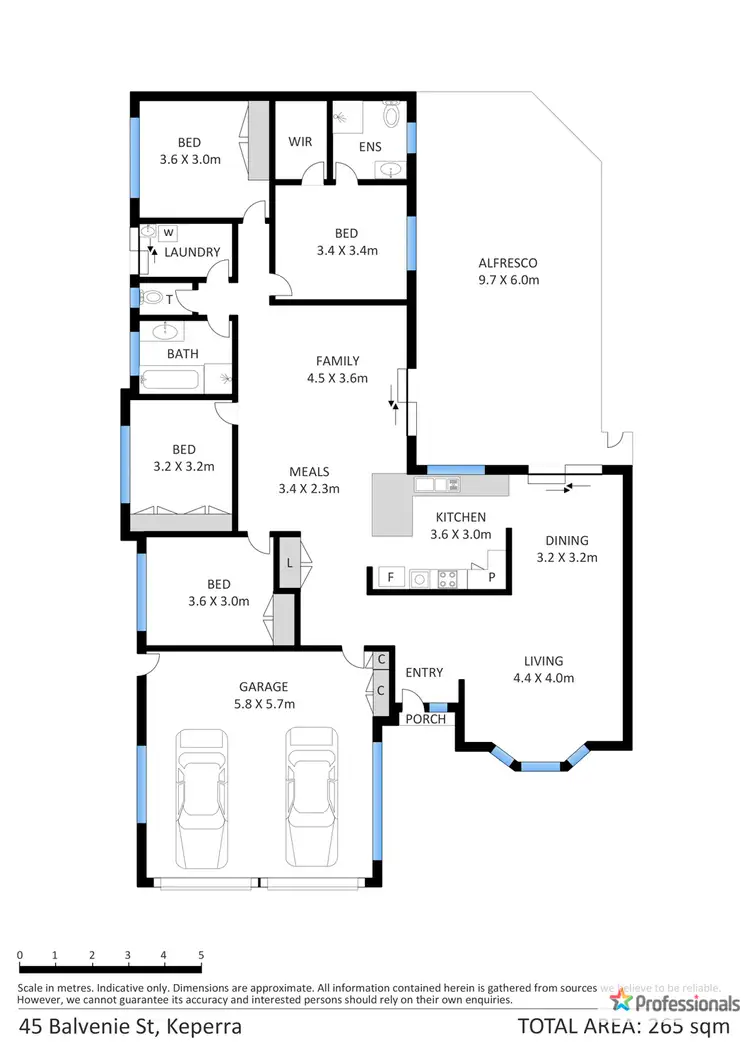 Floorplan of Homely house listing, 45 Balvenie Street, Keperra QLD 4054