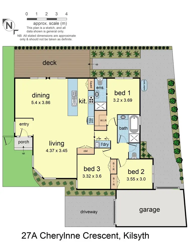 Floorplan of Homely house listing, 27A Cherylnne Crescent, Kilsyth VIC 3137