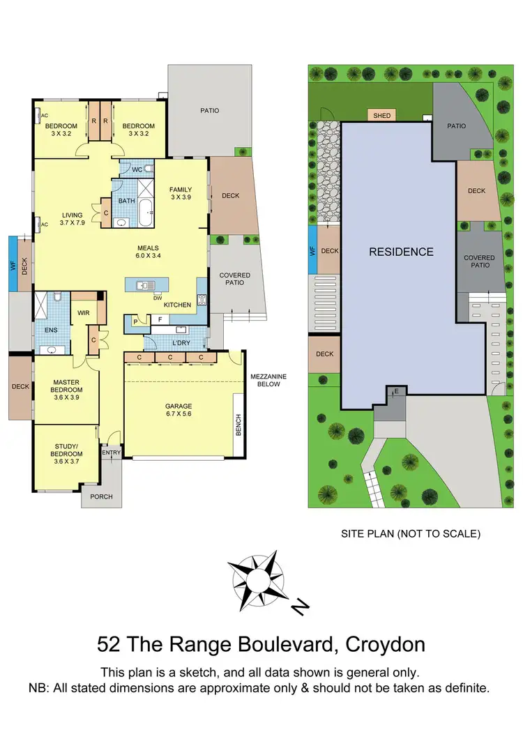 Floorplan of Homely house listing, 52 The Range Boulevard, Croydon VIC 3136