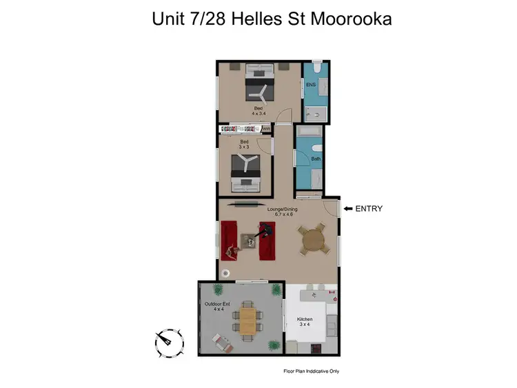 Floorplan of Homely unit listing, 7/28-32 Helles Street, Moorooka QLD 4105