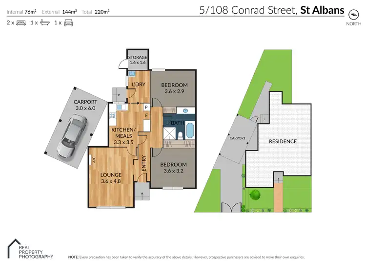 Floorplan of Homely unit listing, 5/108 Conrad Street, St Albans VIC 3021