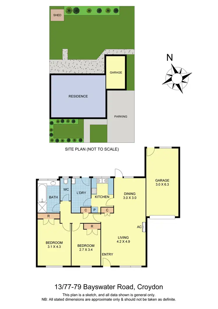 Floorplan of Homely house listing, 13/77-79 Bayswater Road, Croydon VIC 3136