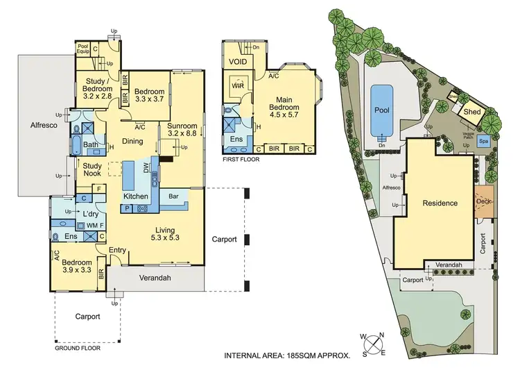 Floorplan of Homely house listing, 2 Rylands Place, Wantirna VIC 3152