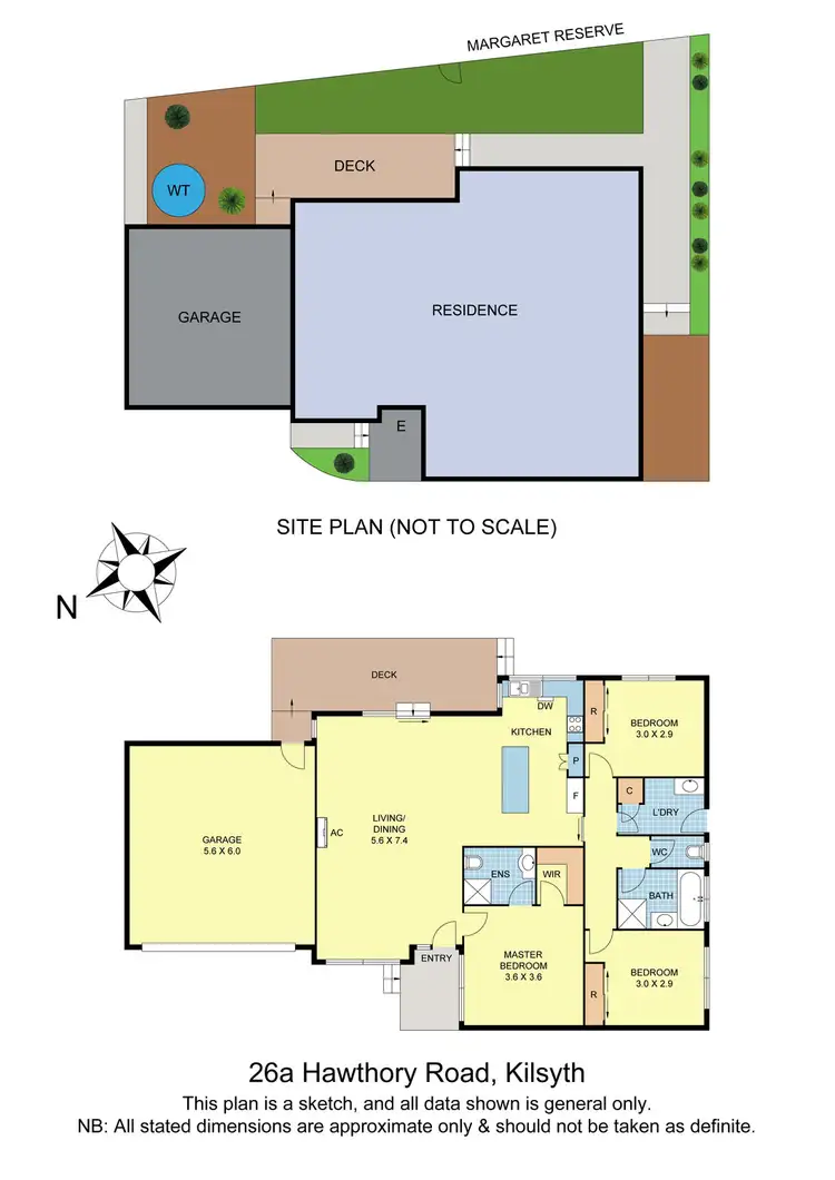 Floorplan of Homely unit listing, 26a Hawthory Road, Kilsyth VIC 3137