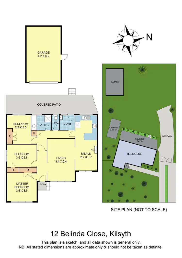 Floorplan of Homely house listing, 12 Belinda Close, Kilsyth VIC 3137