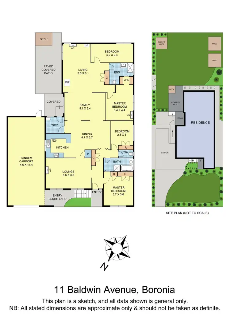 Floorplan of Homely house listing, 11 Baldwin Avenue, Boronia VIC 3155