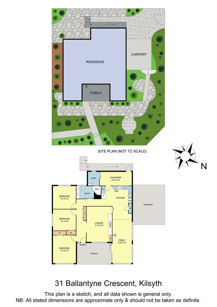 Floorplan of Homely house listing, 31 Ballantyne Crescent, Kilsyth VIC 3137