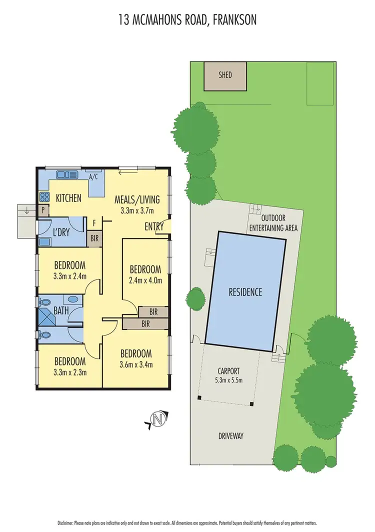Floorplan of Homely house listing, 13 McMahons Road, Frankston VIC 3199