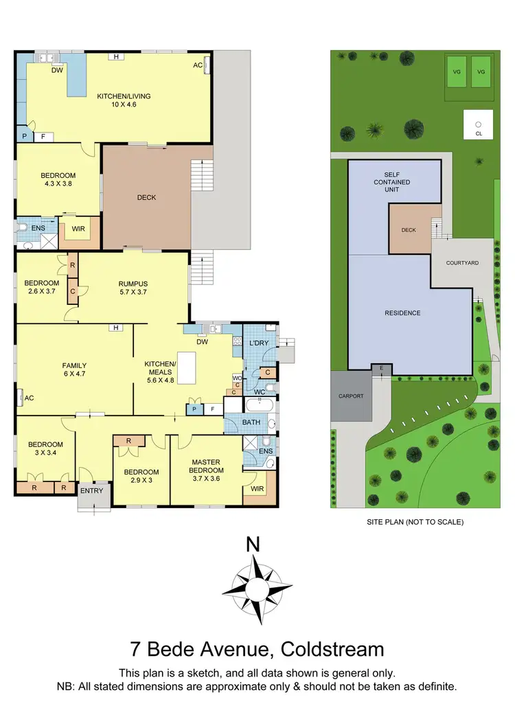 Floorplan of Homely house listing, 7 Bede Avenue, Coldstream VIC 3770