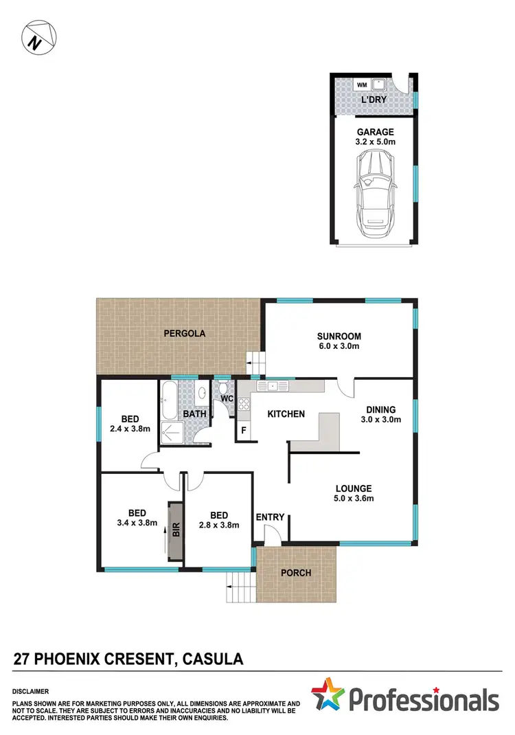 Floorplan of Homely house listing, 27 Phoenix Crescent, Casula NSW 2170