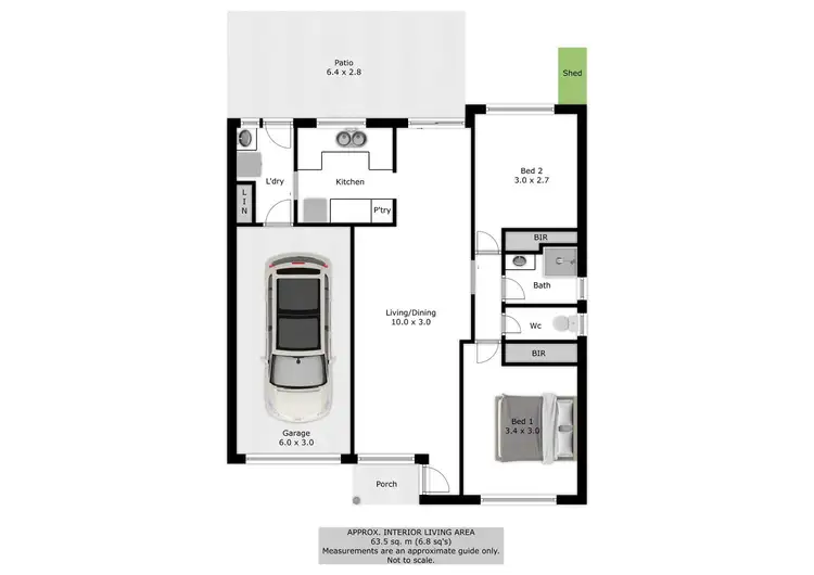 Floorplan of Homely house listing, 2/538 Kotthoff Street, Lavington NSW 2641