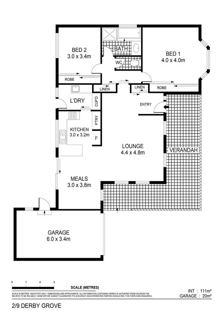 Floorplan of Homely house listing, 2/9 Derby Grove, Flora Hill VIC 3550