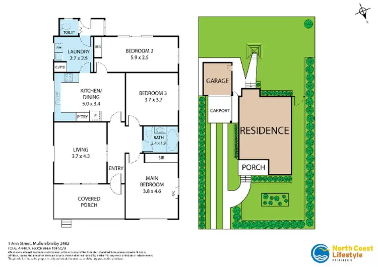 Floorplan of Homely house listing, 1 Ann Street, Mullumbimby NSW 2482