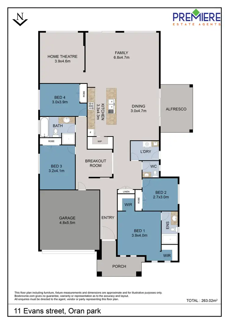 Floorplan of Homely house listing, 11 Evans Street, Oran Park NSW 2570