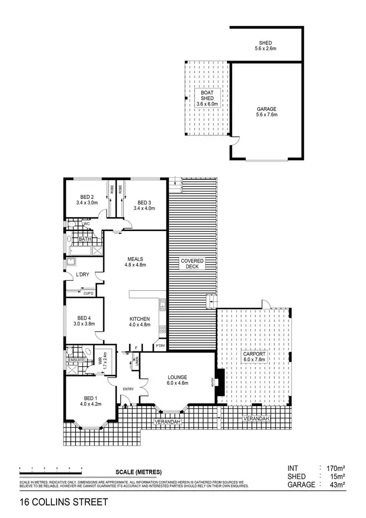 Floorplan of Homely house listing, 16 Collins Street, Kangaroo Flat VIC 3555
